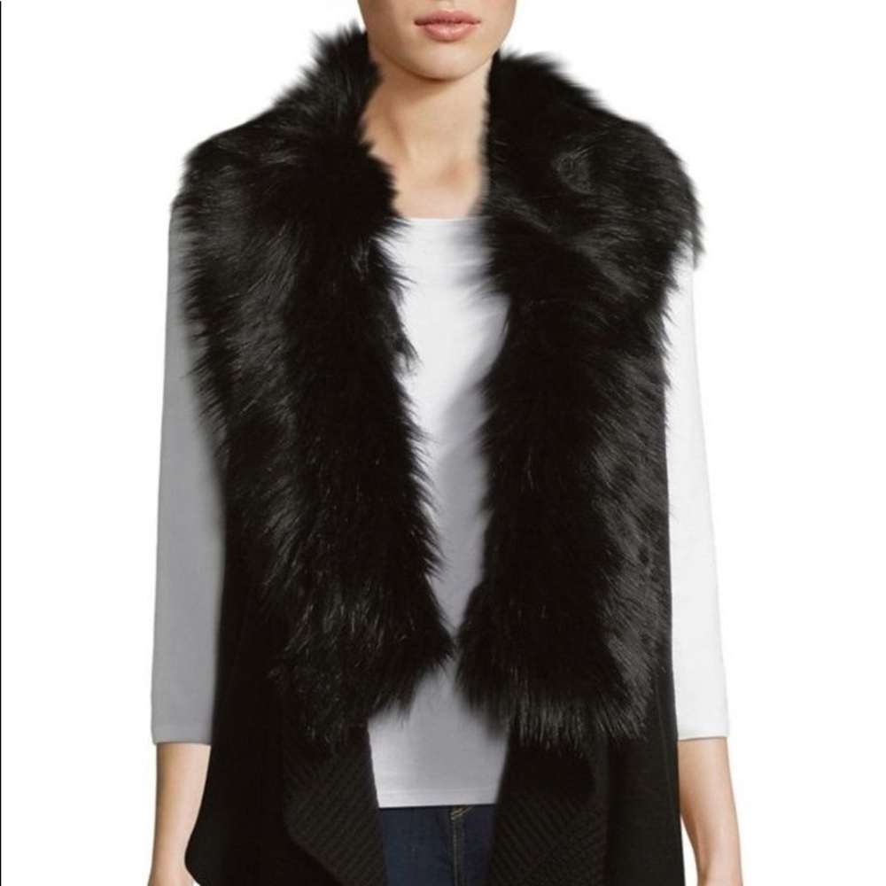 Michael kors vest with fur